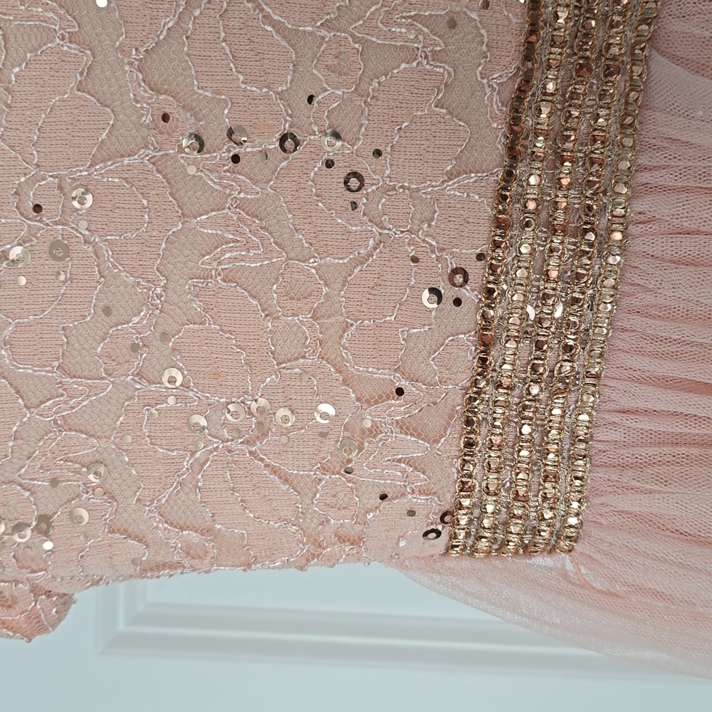 Iris & Ivy Romper with Rose Gold Accents - Picture 4 of 17